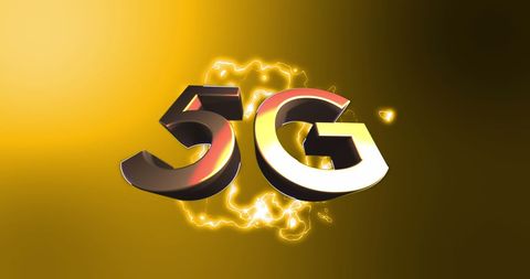 5g technology illustration with electric energy on green backdrop - Download Free Stock Images Pikwizard.com