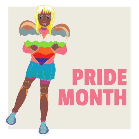 lgbtqia pride month colorful celebration design - Download Free Stock Templates Pikwizard.com