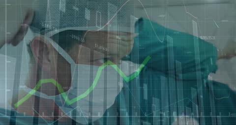 Surgeon with Financial Data Visualization