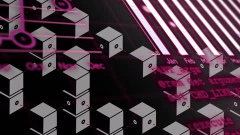 Futuristic Data Processing Digital Concept Visualization