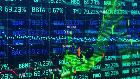 Dynamic Digital Stock Market Analytics Visualization
