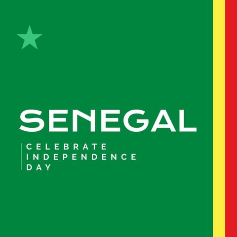 Senegal Independence Day Celebration Design Concept - Download Free Stock Templates Pikwizard.com