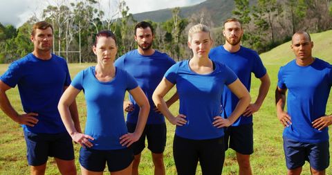 Diverse Athletes Show Teamwork Determination Outdoors - Download Free Stock Images Pikwizard.com