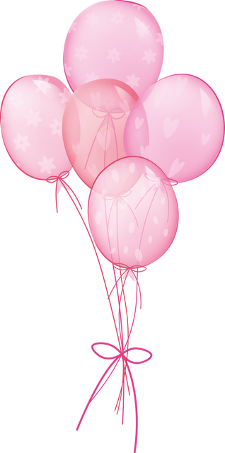 Transparent Pink Party Balloons Vector Illustration - Download Free Stock Videos Pikwizard.com