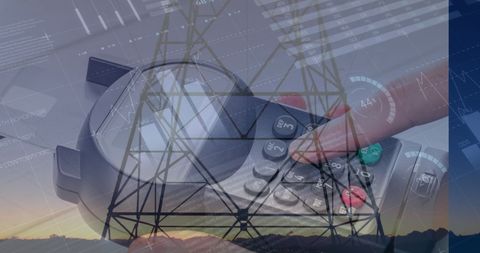 Digital Technology Intersecting Business Statistics and Infrastructure - Download Free Stock Images Pikwizard.com