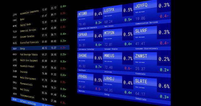 Integrated Financial Data Analytics on Multiple Monitors - Download Free Stock Images Pikwizard.com