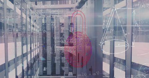 cybersecurity and data analysis in modern server room - Download Free Stock Images Pikwizard.com