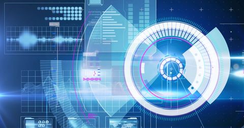 Innovative Global Digital Interface with Futuristic Graphics - Download Free Stock Images Pikwizard.com