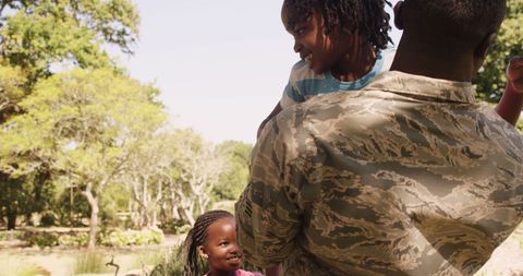 Heartwarming Reunion of Military Service Member and Child - Download Free Stock Images Pikwizard.com