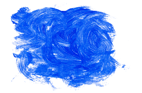 abstract blue brushstroke painting on transparent background - Download Free Stock Videos Pikwizard.com