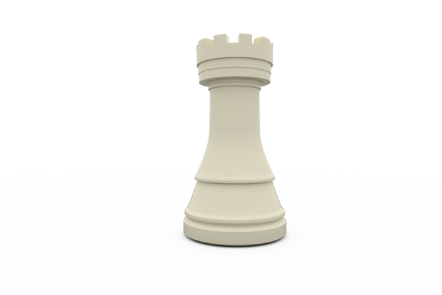 Chess Rook Piece Illustration on Transparent Background - Download Free Stock Videos Pikwizard.com