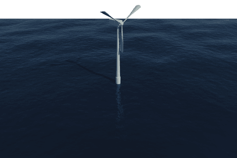 transparent background ocean windmill illustration renewable energy concept - Download Free Stock Videos Pikwizard.com