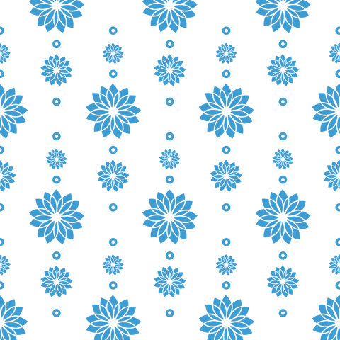 blue flower pattern with dots on transparent background - Download Free Stock Videos Pikwizard.com
