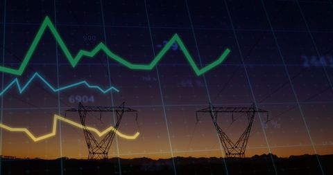 Energy Efficiency with Data Analytics and Smart Infrastructure - Download Free Stock Images Pikwizard.com