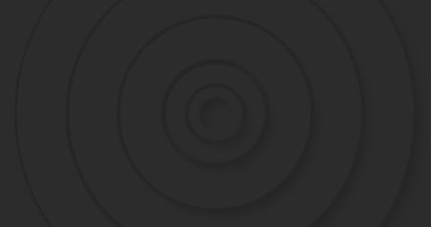 Seamless loop of grey concentric circles in motion