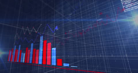 Dynamic Graph Chart Animation with Digital Interface
