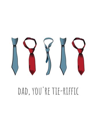 Celebrating Fatherhood with Playful Tie Illustrations - Download Free Stock Templates Pikwizard.com