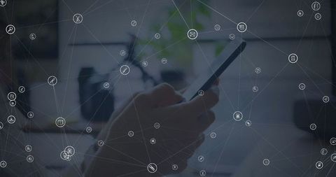 Digital networking connections over smartphone usage