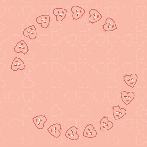Transparent Pink Heart Pattern on Solid Background - Download Free Stock Videos Pikwizard.com
