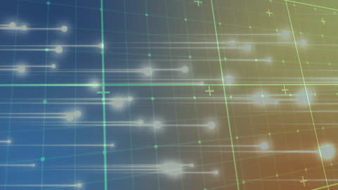 Digital Global Networking Concept with Connected Points