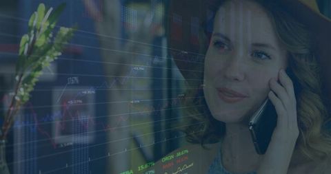 Confident Businesswoman Discussing Strategy in Modern Office