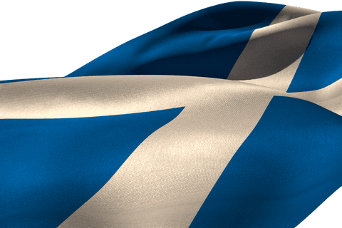 scottish flag on transparent background illustrating tradition - Download Free Stock Videos Pikwizard.com