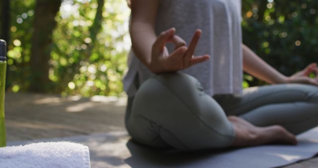 Peaceful Meditation in Tranquil Garden Environment - Download Free Stock Images Pikwizard.com