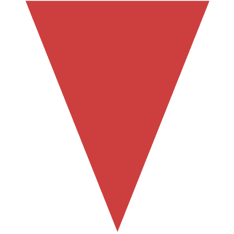 red downward triangle on transparent background for design and branding - Download Free Stock Videos Pikwizard.com
