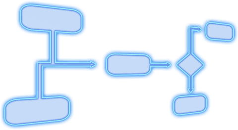 Transparent Blue Flowchart Design with Arrows - Download Free Stock Videos Pikwizard.com