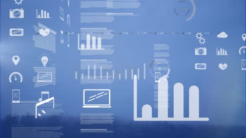 Abstract Data Processing with Nature Background