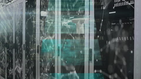 Abstract Animation of Data Overlapping Server Room Environment