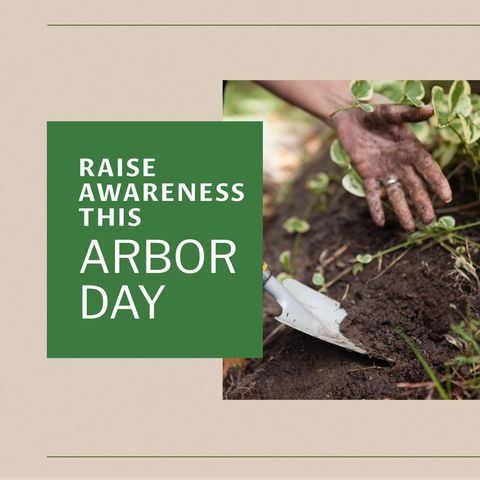 Gardening for Arbor Day Awareness Campaign - Download Free Stock Templates Pikwizard.com