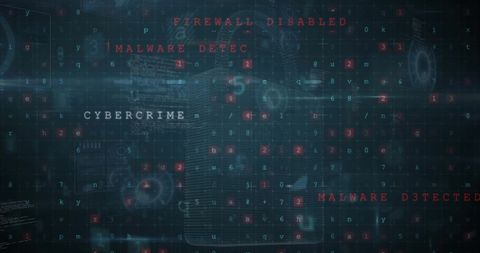 Cybersecurity Threats with Coding Overlay and Digital Lock - Download Free Stock Images Pikwizard.com