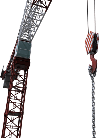 transparent construction crane hook with welded chain array - Download Free Stock Videos Pikwizard.com