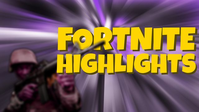 Dynamic Fortnite Highlights Banner for Epic Gaming Moments - Download Free Stock Templates Pikwizard.com