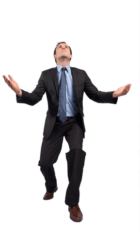 transparent businessman posing with arms outstretched - Download Free Stock Videos Pikwizard.com