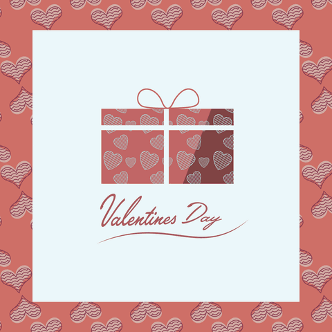 Transparent Valentine's Day Gift Illustration with Heart Patterns - Download Free Stock Videos Pikwizard.com