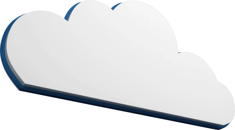 3d transparent cloud computing symbol icon - Download Free Stock Videos Pikwizard.com