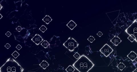 Futuristic 6G Technology Network with Abstract Connections - Download Free Stock Images Pikwizard.com
