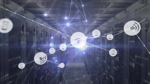 Digital Connections in Server Room Feature Virtual Network