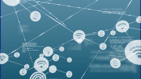 Digital Network Connection with Data Processing