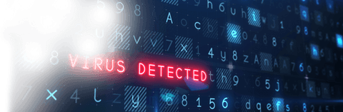 Virus Detected Warning on Transparent Digital Overlay - Download Free Stock Videos Pikwizard.com
