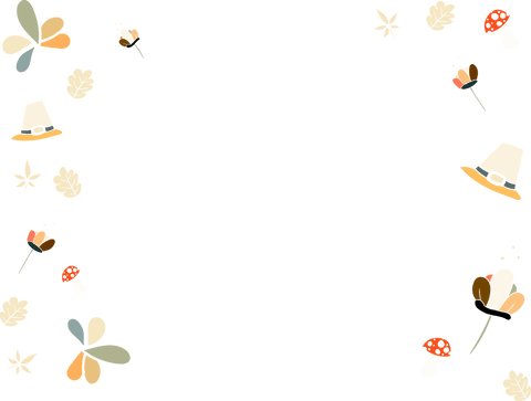 thanksgiving symbols frame on transparent background - Download Free Stock Videos Pikwizard.com