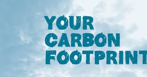 Carbon Footprint Awareness Overhead Northern Clouds - Download Free Stock Images Pikwizard.com