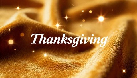 Golden velvet thanksgiving close-up background with sparkling bokeh and rich texture