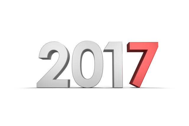 2017 Number on Transparent Background Vector Illustration - Download Free Stock Videos Pikwizard.com