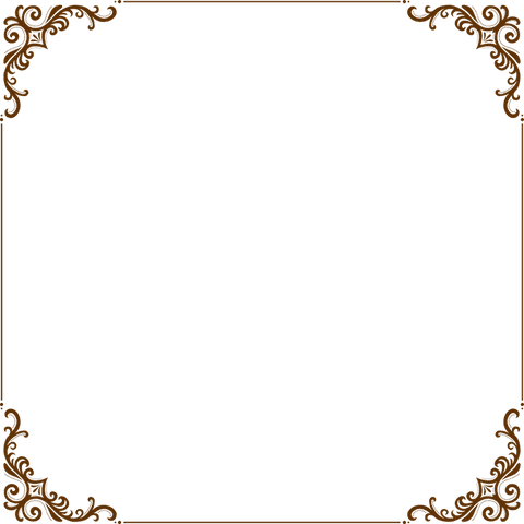 transparent ornate frame with brown filigree scrolls design - Download Free Stock Videos Pikwizard.com