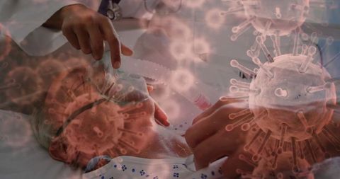 Patient Receiving Oxygen Care: Coronavirus Pandemic in Focus