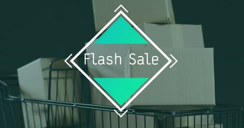 Gift Boxes for Flash Sale Concept in Shopping Trolley - Download Free Stock Images Pikwizard.com