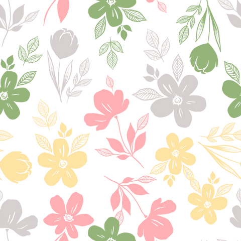 Colorful Floral Pattern on Transparent Background Vector Illustration - Download Free Stock Videos Pikwizard.com
